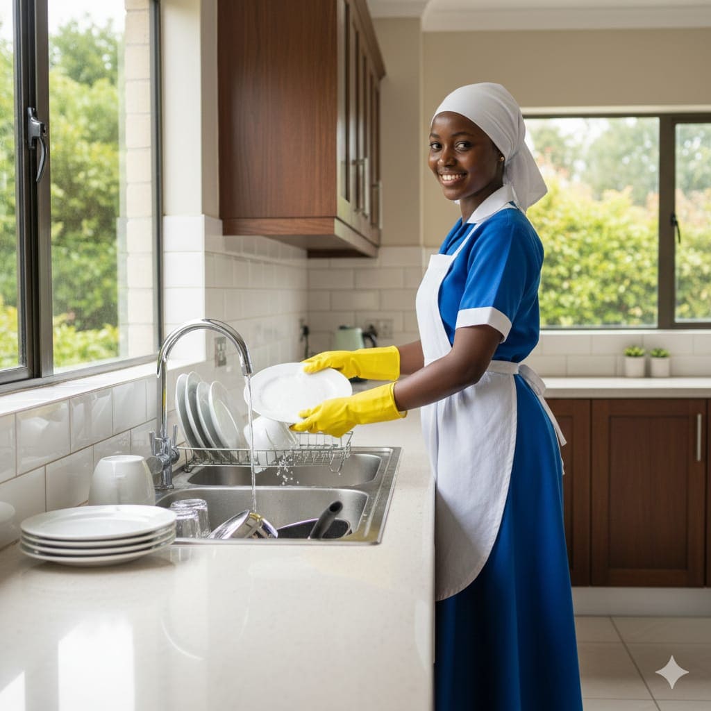 عاملة منزلية للتنازل